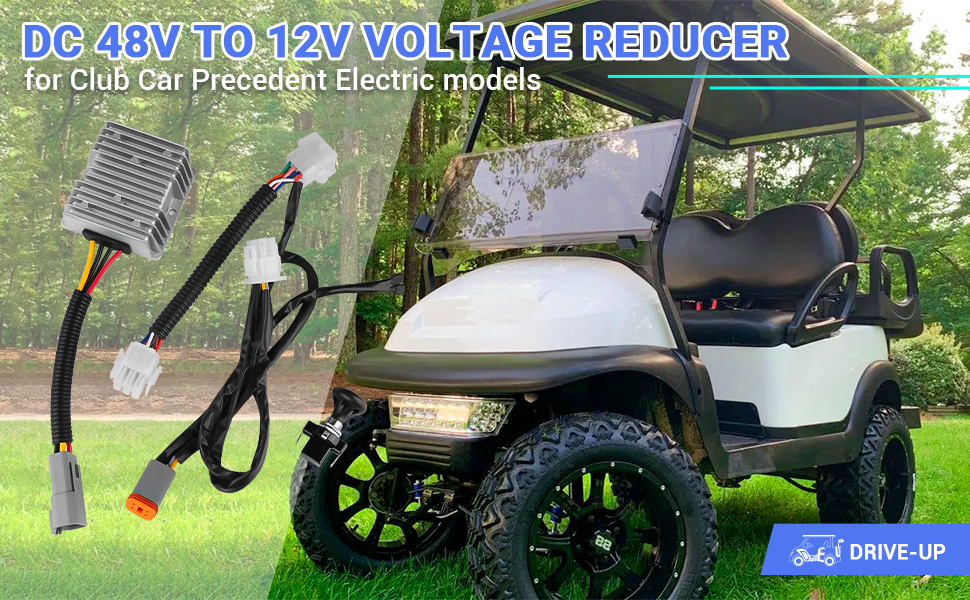 Club Car Precedent Volatge Reducer and Wire Harness