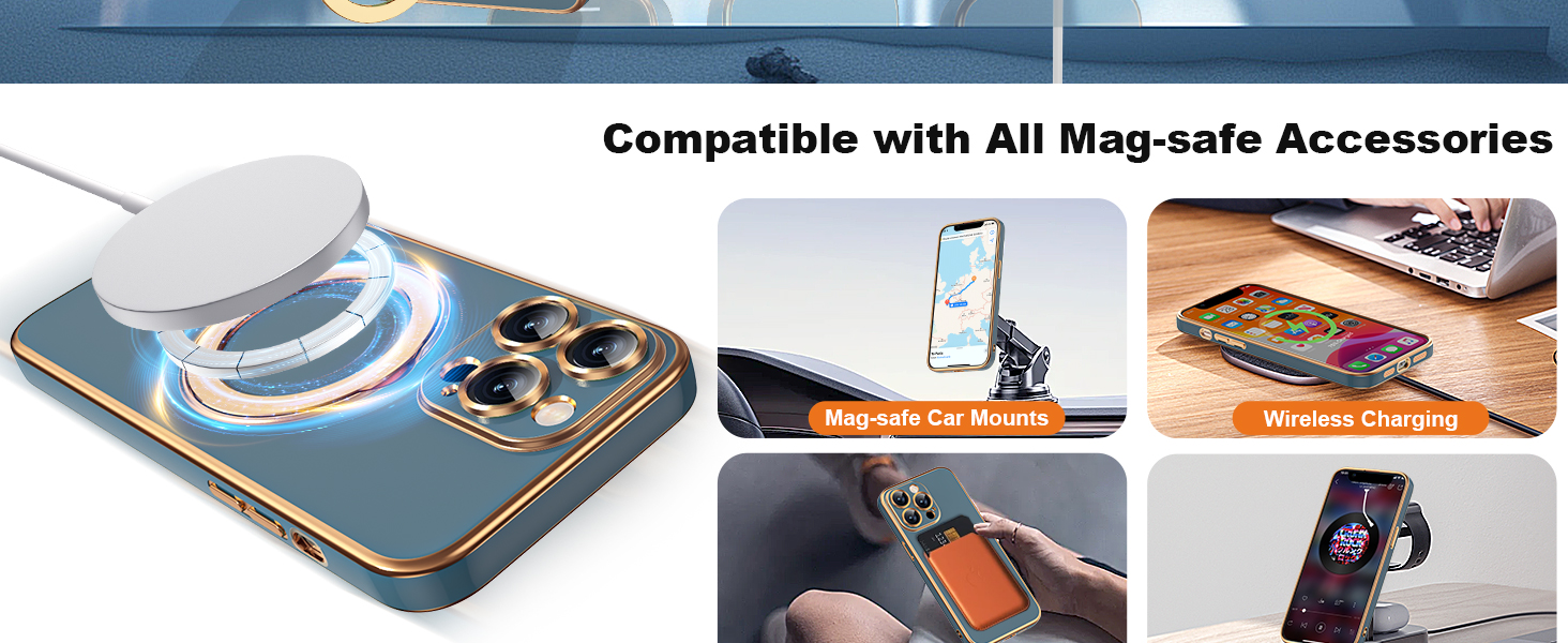 ETPESOK Compatible with iPhone Case with Magnetic Stand 