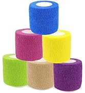 MEDUWEDU Pet Bandage 6 Rolls, Adhesive Bandage, Self Adhesive Bandage, First Aid Adhesive Gauze, ...