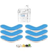 Cat Water Fountain Filter Replacement Upgrade Cat Fountain Filter L-Shaped Washable Animal Water ...