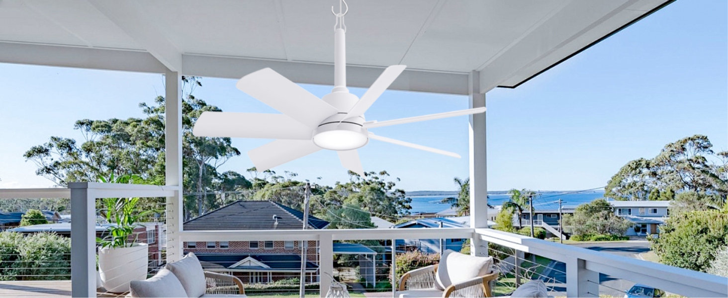 28 inch plug in outdoor ceiling fan with light remote hanging portable fan patio porch camping rv