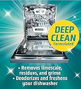 Dishwasher Cleaner And Deodorizer 24 Pack - 1 Year Supply Deep Clean Dishwasher Cleaner Tablets, ...