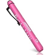 RISEMART Pen Lights for Nurses, Reusable Medical Pen Light with Pupil Gauge and Ruler, White Ligh...