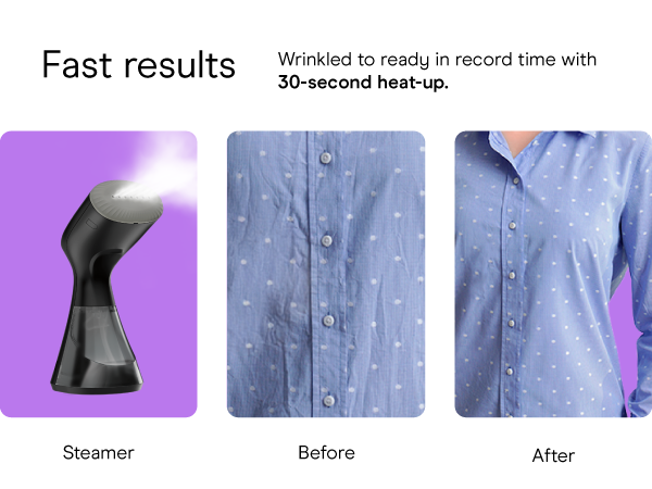 Conair garment steamer clothes turbo extreme steam fabric cloth handheld attachments wrinkle remove