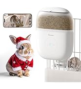 Sandpoy Hanging Automatic Rabbit Feeder with 1080P Camera, 62oz Storage, Multiple Pet Cage Compat...