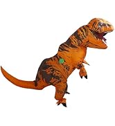 Pomya Inflatable Dinosaur Costume, T Rex Costume Lightweight for Halloween