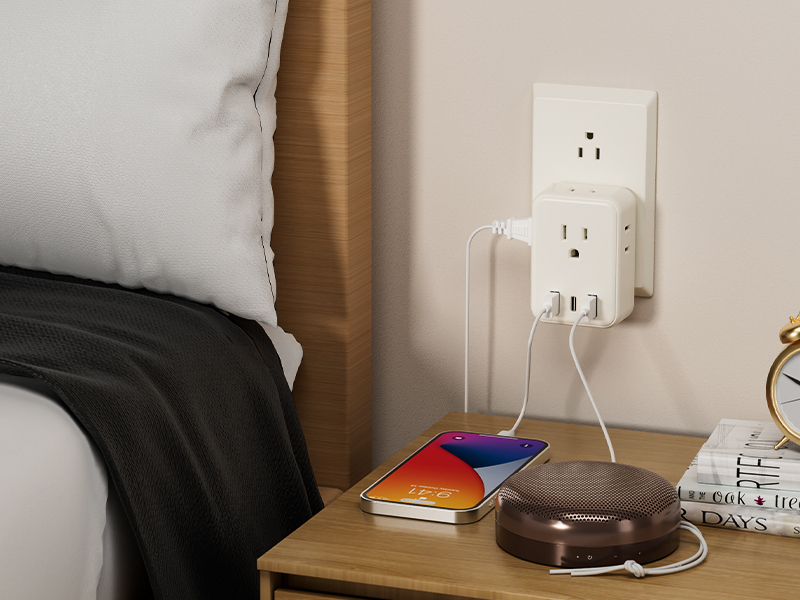 outlet extender multi plug in one outlet