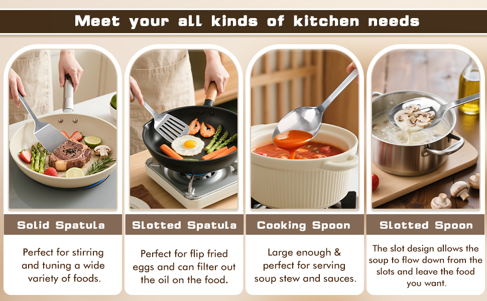 stainless steel kitchen utensils