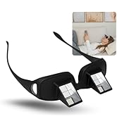 Evelots Laying Down Reading Glasses - Look Down Bed Readers - High Definition - Lazy Bed Prism Sp...