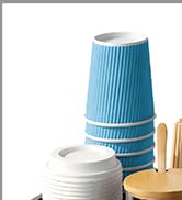 Samhe Coffee Station Organizer, 6 Compartment Wood Countertop Coffee Accessories Organizer with R...