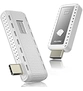 2 in 1 Wireless HDMI Transmitter and Receiver, 165FT/50M 4K Decode1080P@60Hz Output, Plug &amp; Play ...