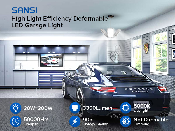 LED garage ceiling light