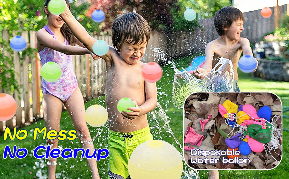 Quick Fill Self-Sealing Water Bomb Balloons