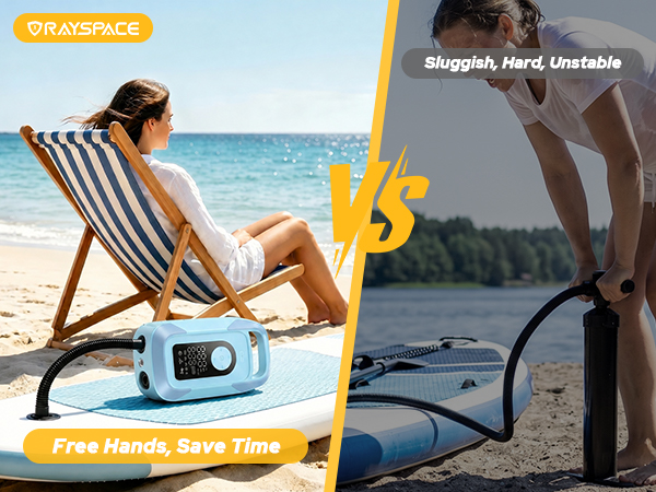 shark 3 rechargeable electric sup pump