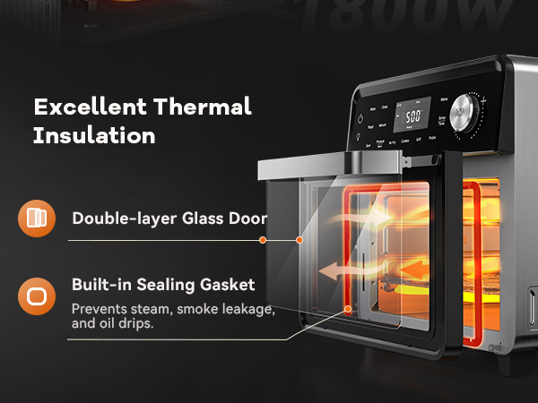 nuwave air fryer toaster oven with grill