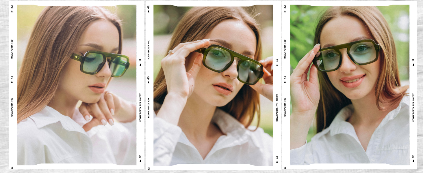 Retro Square Aviator Sunglasses