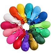 300 Pcs 12 Inch Balloons 15 Kinds Colors Latex Colorful Party Balloon Bulk for Various Party Even...