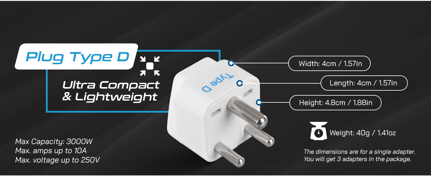 india travel adapter