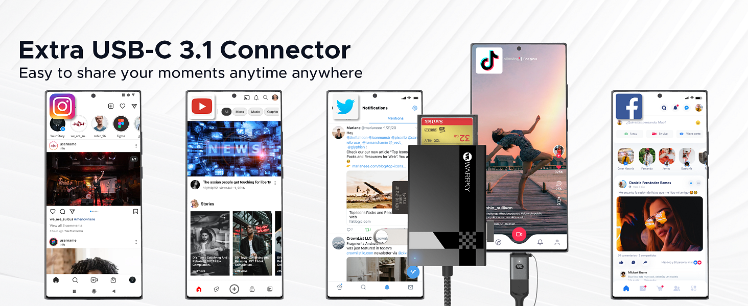 Extra USB-C 3.1 Connector