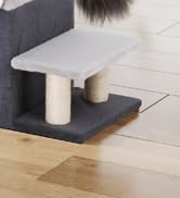 3-in-1 Pet Stairs for Cats, Dog Steps for Small Doggie, 6.29''Depth Cat Stairs, Indoor Cat Ladder...