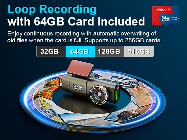 4K dash cam
