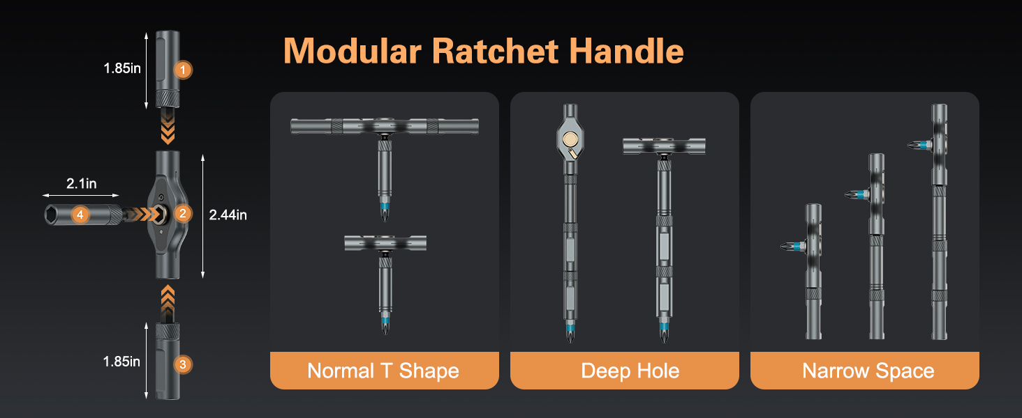 Ratchet Screwdriver Set