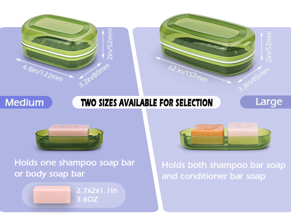 Plastic Large Travel Soap Case