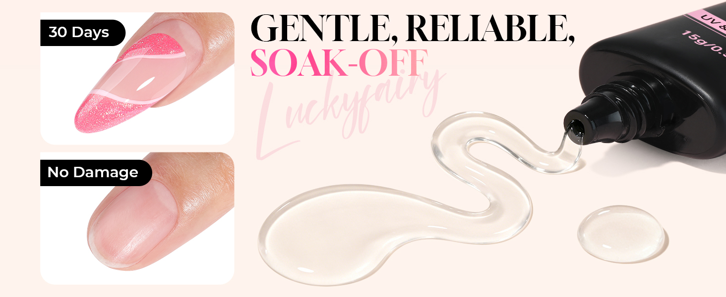 solid gel nail glue