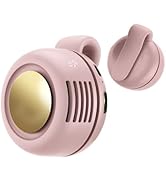 Ahuccf Portable Fan, USB Charging Clip Fan, 3-Speed Silent Mini Fans, 360°Rotating Bladeless Smal...