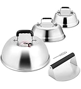 3Pcs Basting Cover &amp; Burger Press Set, Leonyo 12