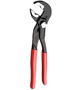 7-Inch Groove Joint Pliers - Upgraded 42mm Wide Opening Water Pump Pliers, V-Jaw Channel Locks fo...