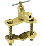 EZ-FLO 1/4 Inch (OD) Self Tapping Saddle Valve, Brass, 65801LF