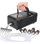 hygger IPX6 Rechargeable Aquarium Pond Air Pump, Powerful Quiet Tank Air Pump with Hose Air Stone...