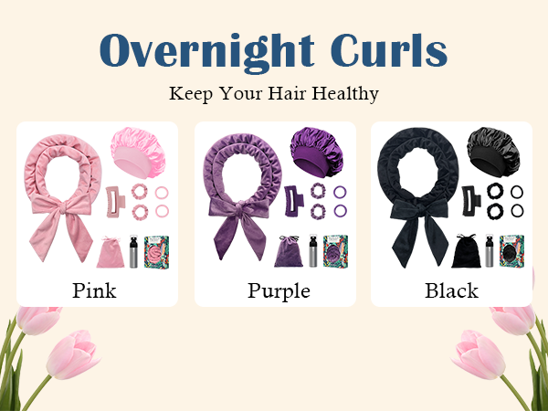 no heat curling headband