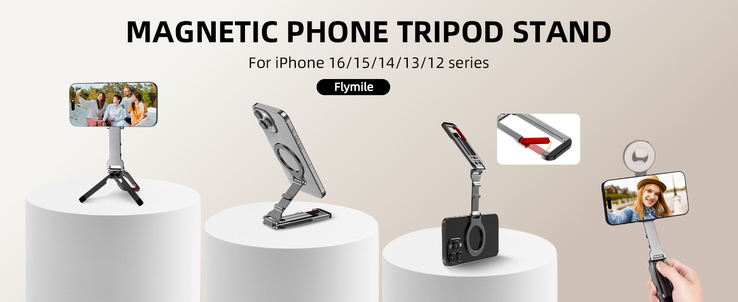 magnetic phone tripod stand