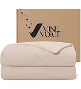 Soft Cooling Comforter, Full/Queen Cooling Blankets for Hot Sleepers, Double-Sided All-Season Col...