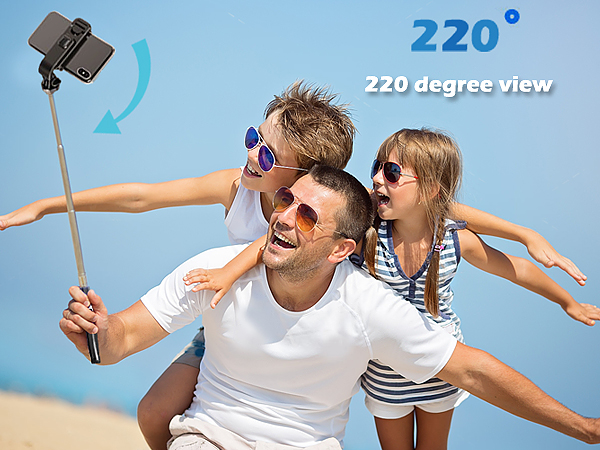 Phone Tripod with Wireless Remote Shutter Group Selfies Live Streaming selfie stick