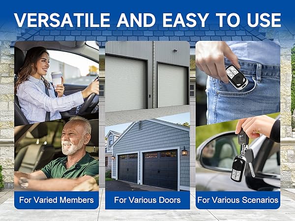 2 for LiftMaster Chamberlain Craftsman Universal Garage Door Opener Remote 893MAX 893LM