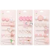 3 pack Hair Clips for Girl and Women 2.36 inch Fashion Hair Clips Set Pearl Acrylic Resin Hair Ac...