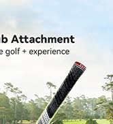 AMVR Golf Club Attachment Compatible with Meta/Oculus Quest 3 Accessories, Non-Slip VR Golf Handl...
