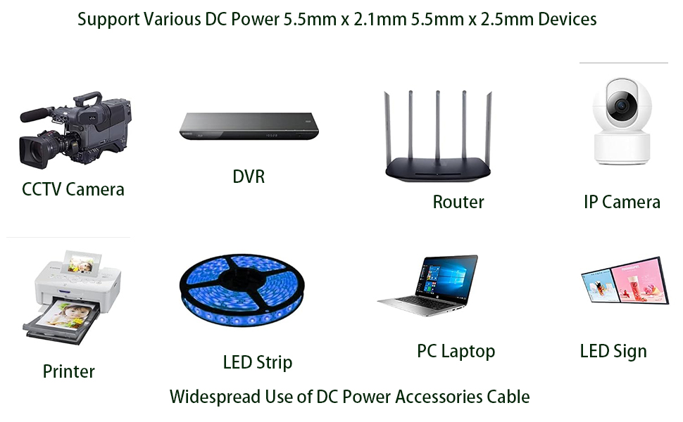 CCTV DC Power Cable