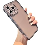 ZTOFERA Designed for iPhone 15 Pro Max 6.7 inch,Sparkly Cute Clear Case for Women Girls,Glitter B...
