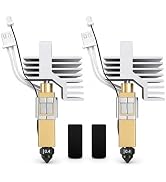 HIKUDIY 2-Pack 0.4mm Hardened Steel Ceramic Hotend Kit for Elegoo Centauri Carbon 2 (CC2), Upgrad...