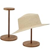 PH PandaHall 2 Sets Hat Display Stand Wooden Display Stand Hat Rack Stand Hat Holders Hat Storage...