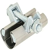 Eastman 1 Inch IPS Pipe Repair Clamp, 3 Inch Length, Stainless Steel, 45185