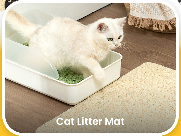 cat litter mat