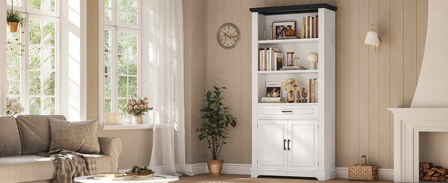 Farmhouse Bookshelves and Bookcases