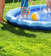 splash pad, dog pool
