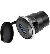 YiKaiEn USB3.0 Female-to-Female Panel Mount Adapter - 5Gbps High-Speed Waterproof &amp; Dustproof USB...