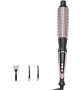 Thermal Brush, Heated Round Brush &amp; Curling Iron with Ceramic Ionic Technology, Hair Tools for Vo...